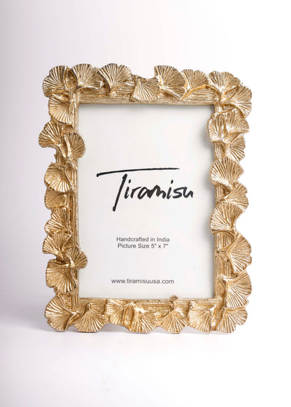 Gilded Ginkgo Aluminum Picture Frame