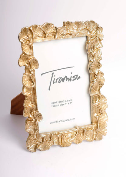 Gilded Ginkgo Aluminum Picture Frame