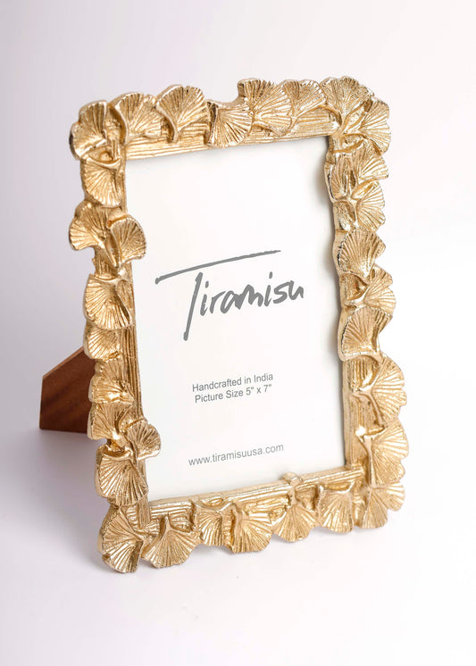 Gilded Ginkgo Aluminum Picture Frame