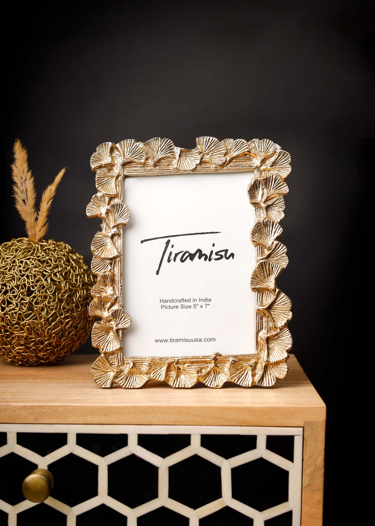 Gilded Ginkgo Aluminum Picture Frame