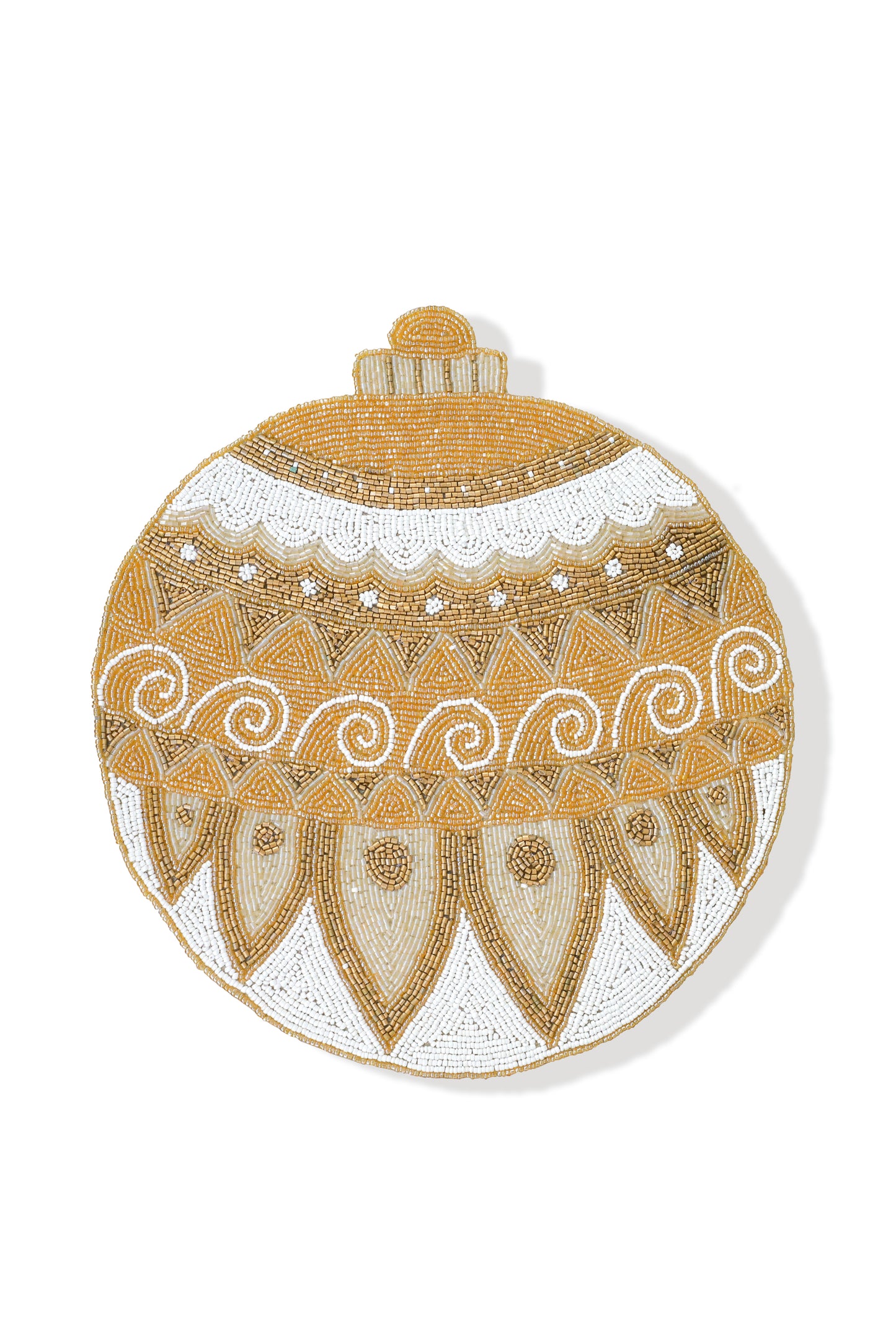 Golden Ornament Placemat.