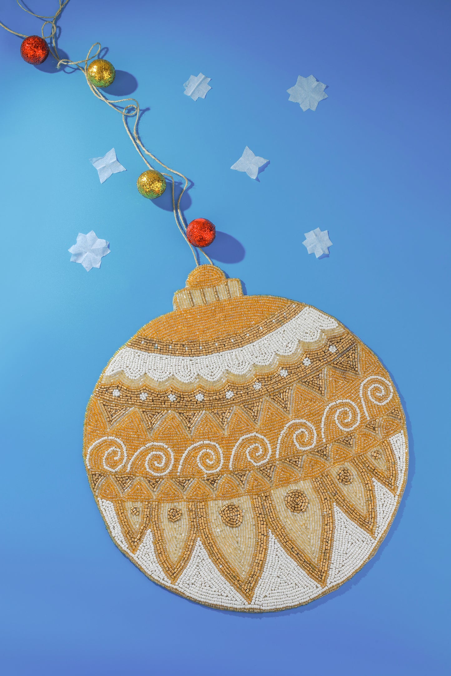Golden Ornament Placemat.