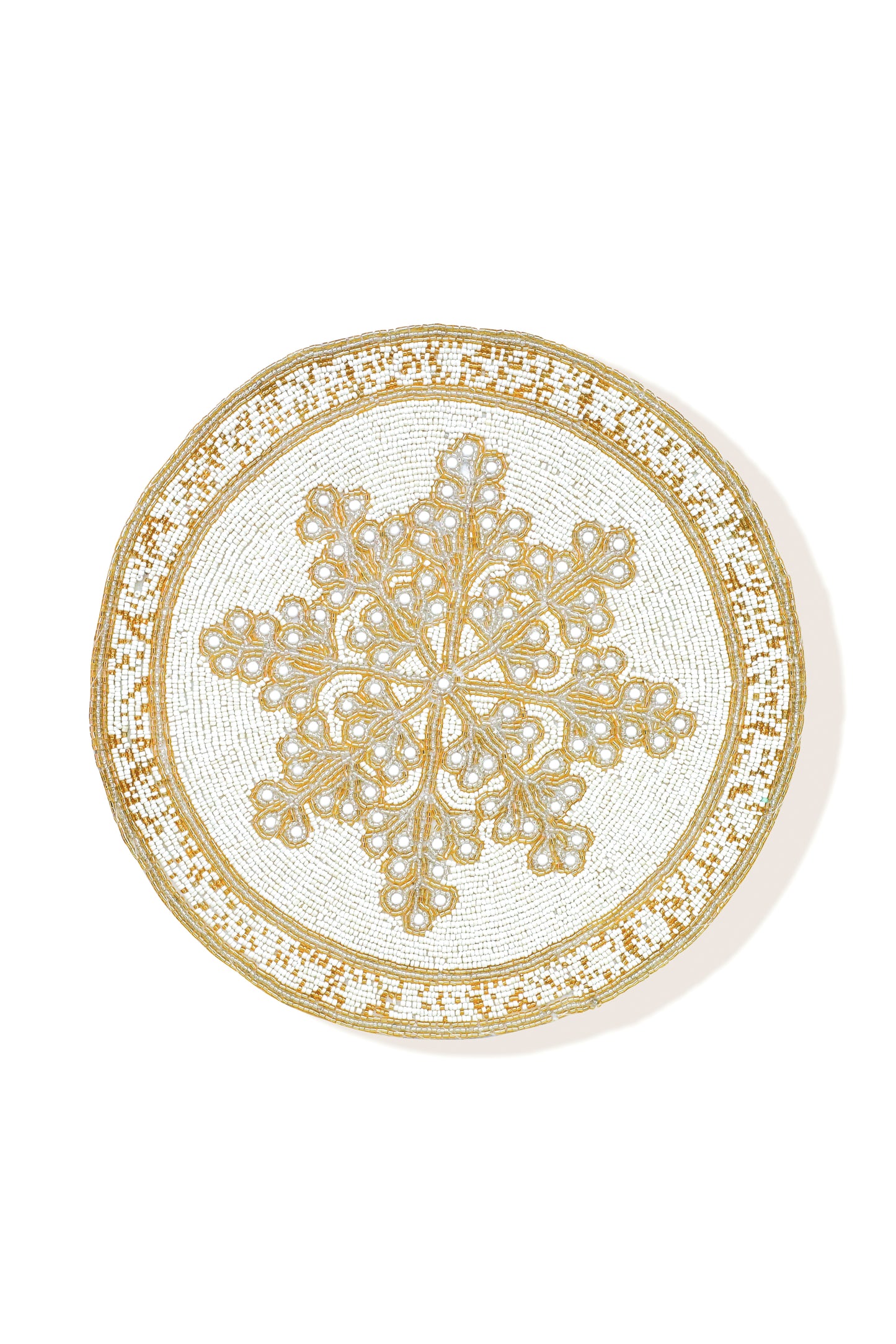 Gilded Snowflake Placemat