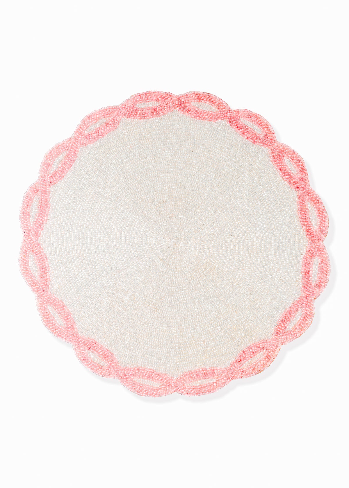 Blush Loop Beaded Placemat