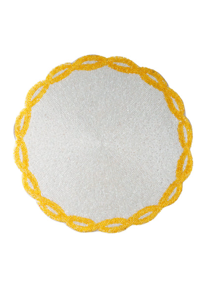 Marigold Links Beaded Placemat