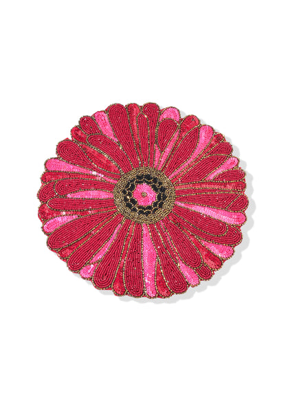 Amour Dahlia Beaded Placemat – 15"