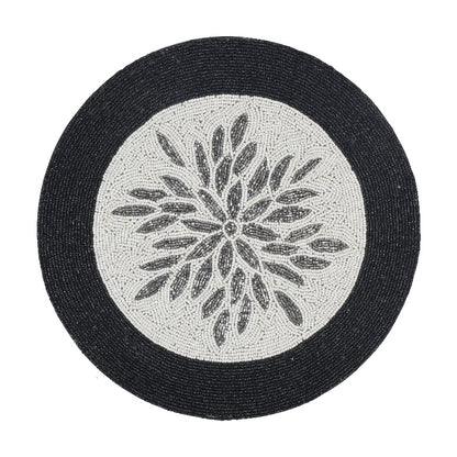 Silver Topped Beaded Placemat