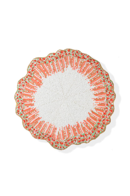 The "Citrus Sunburst" Beaded Placemat