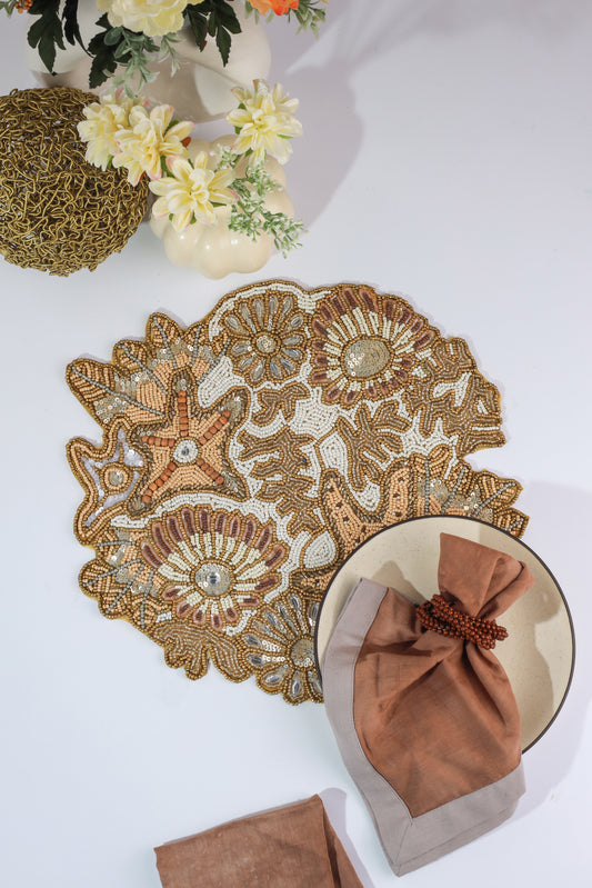 The "Coral Reef" Beaded Placemat