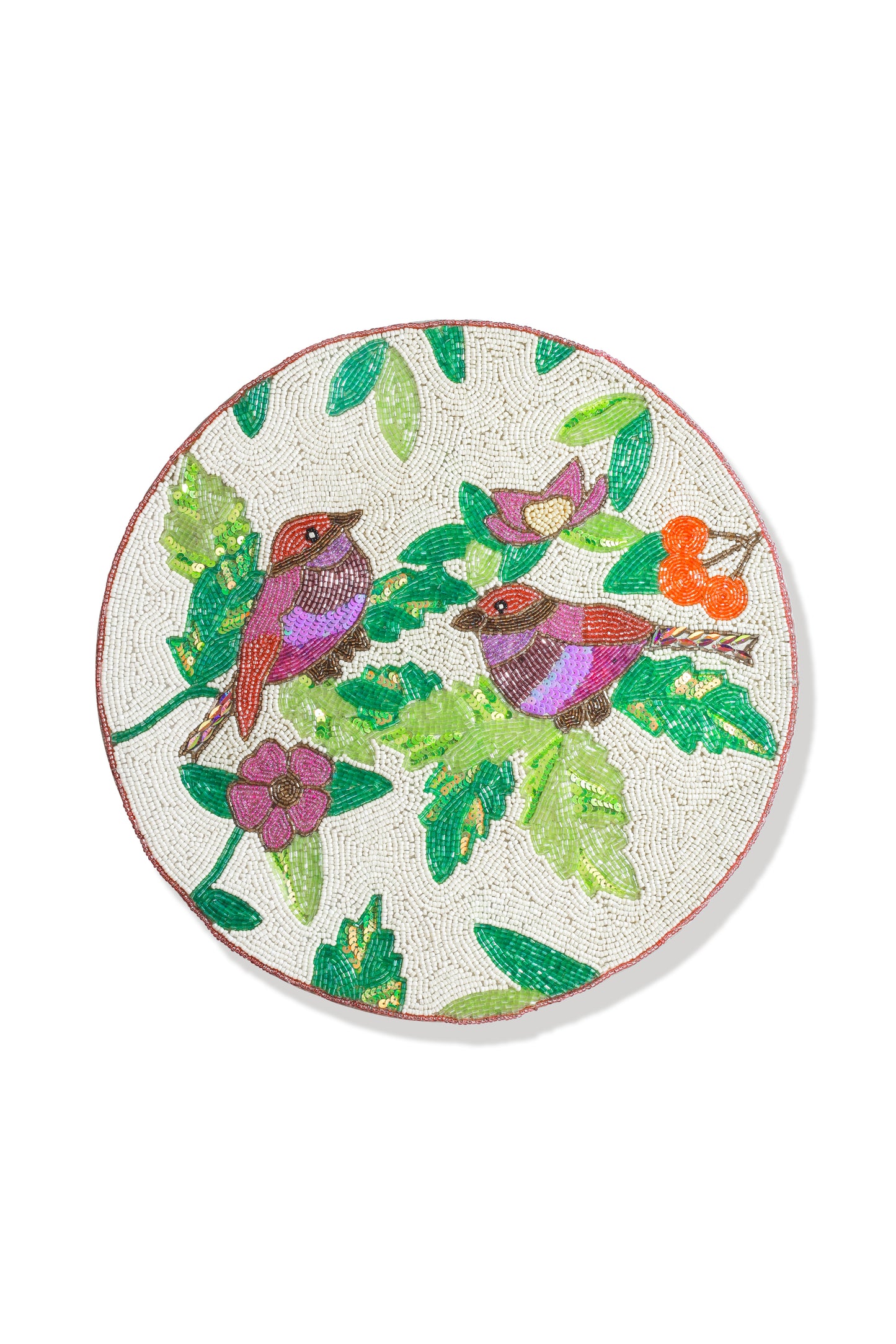 The "Ember Song" Beaded Placemat