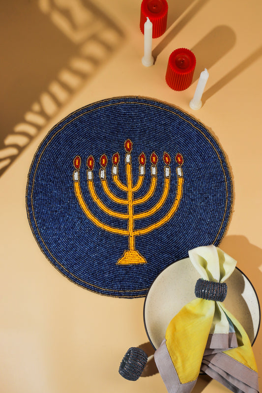 The "Festival of Lights" Beaded Placemat