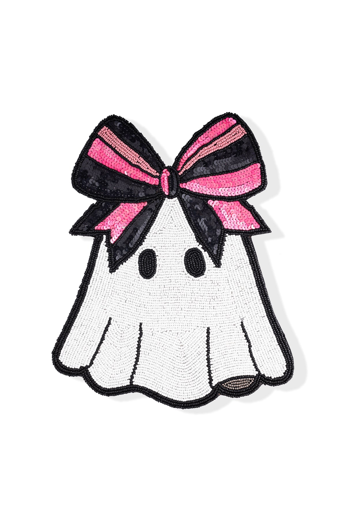 Boo-tiful Bow Beaded Halloween Placemat