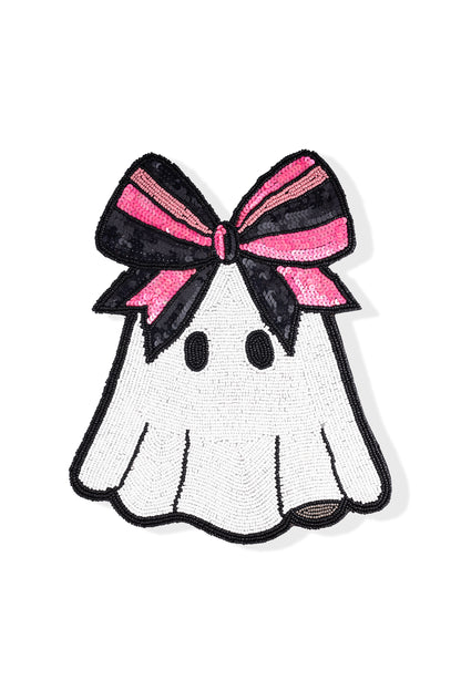Boo-tiful Bow Beaded Halloween Placemat