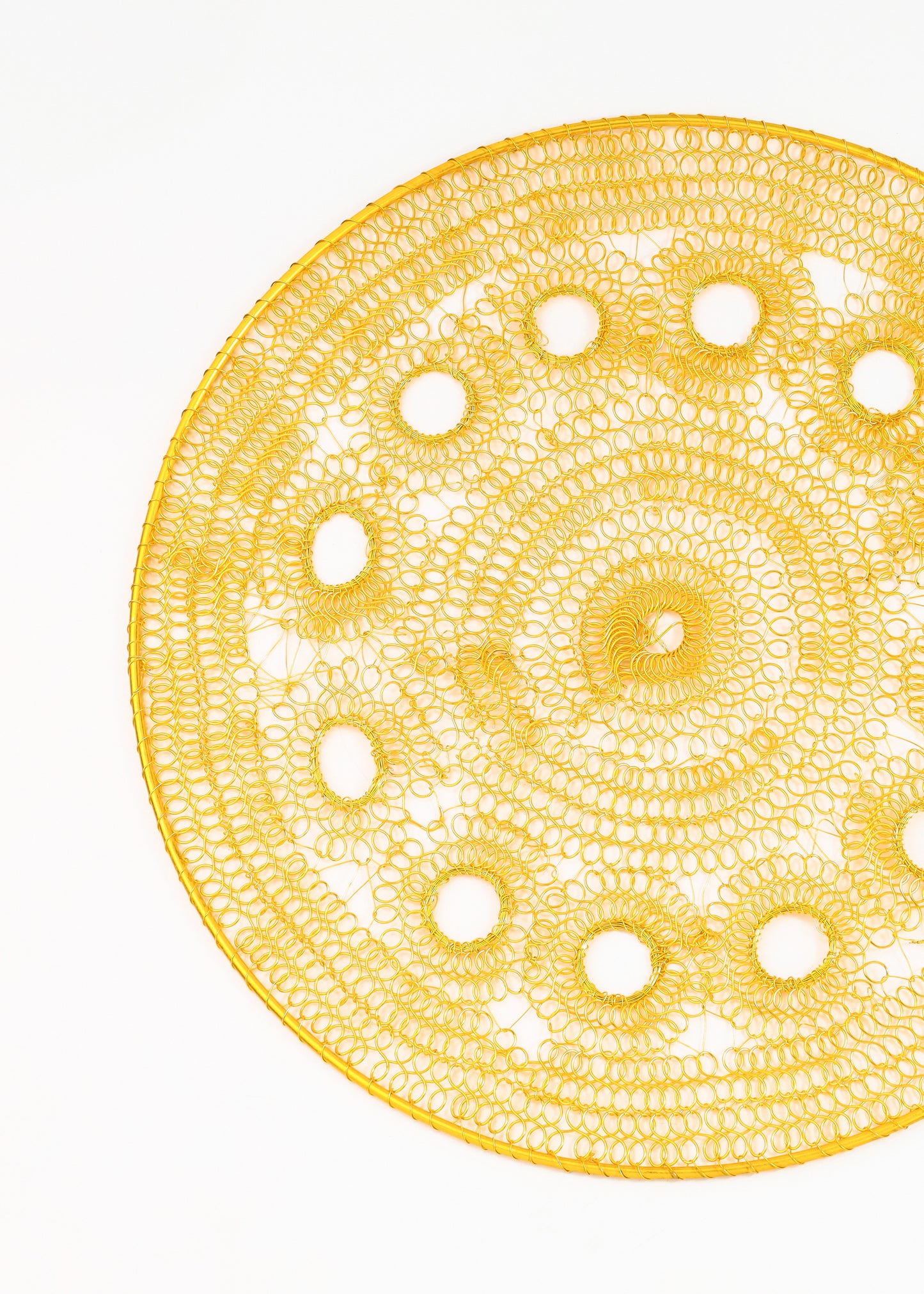 Midnight Petal Silhouette Metal Placemats