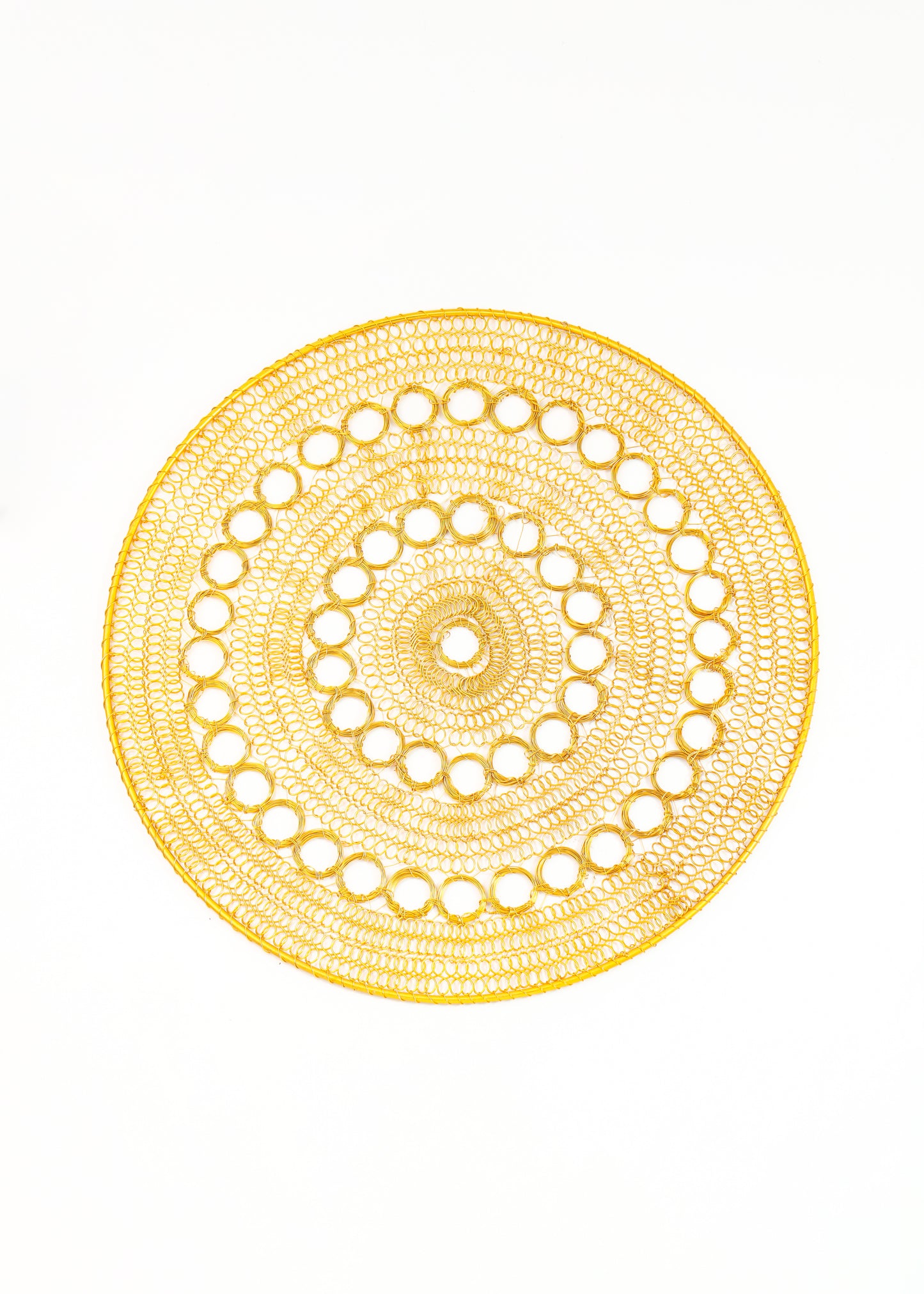 Celestial Rings Metal Placemat