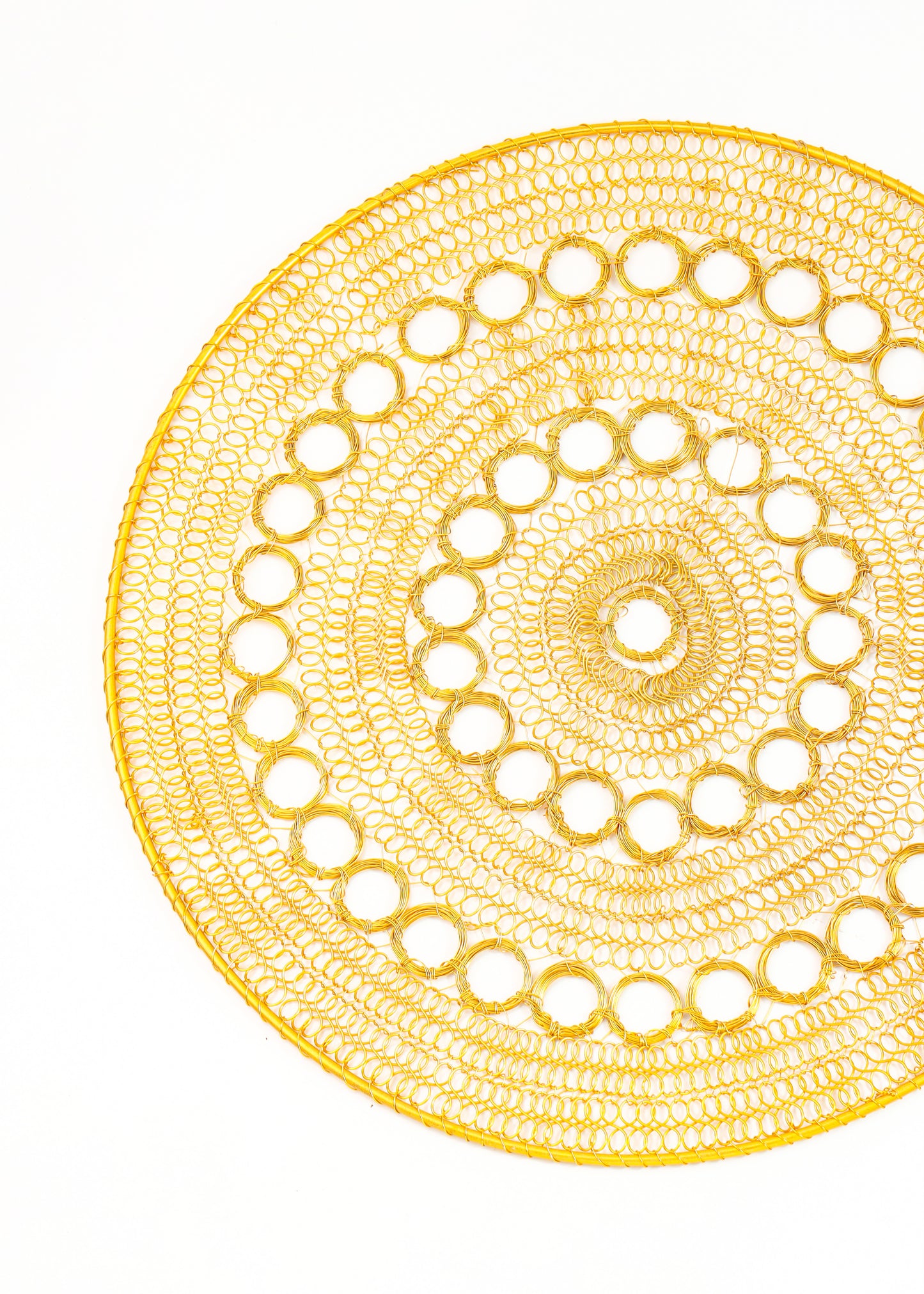 Celestial Rings Metal Placemat