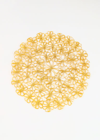 Petal Cluster Lace Metal Placemats