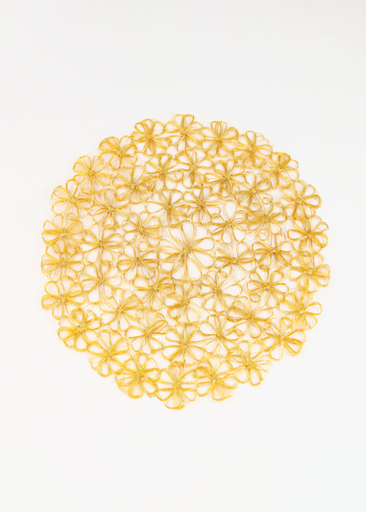 Petal Cluster Lace Metal Placemats