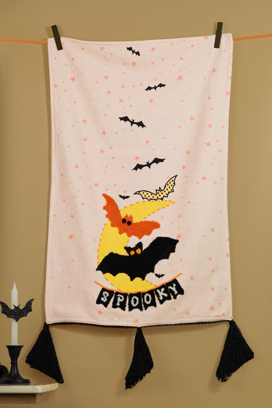 The "Haunted Hues" Artisan Kitchen Tea Towel Set of 3