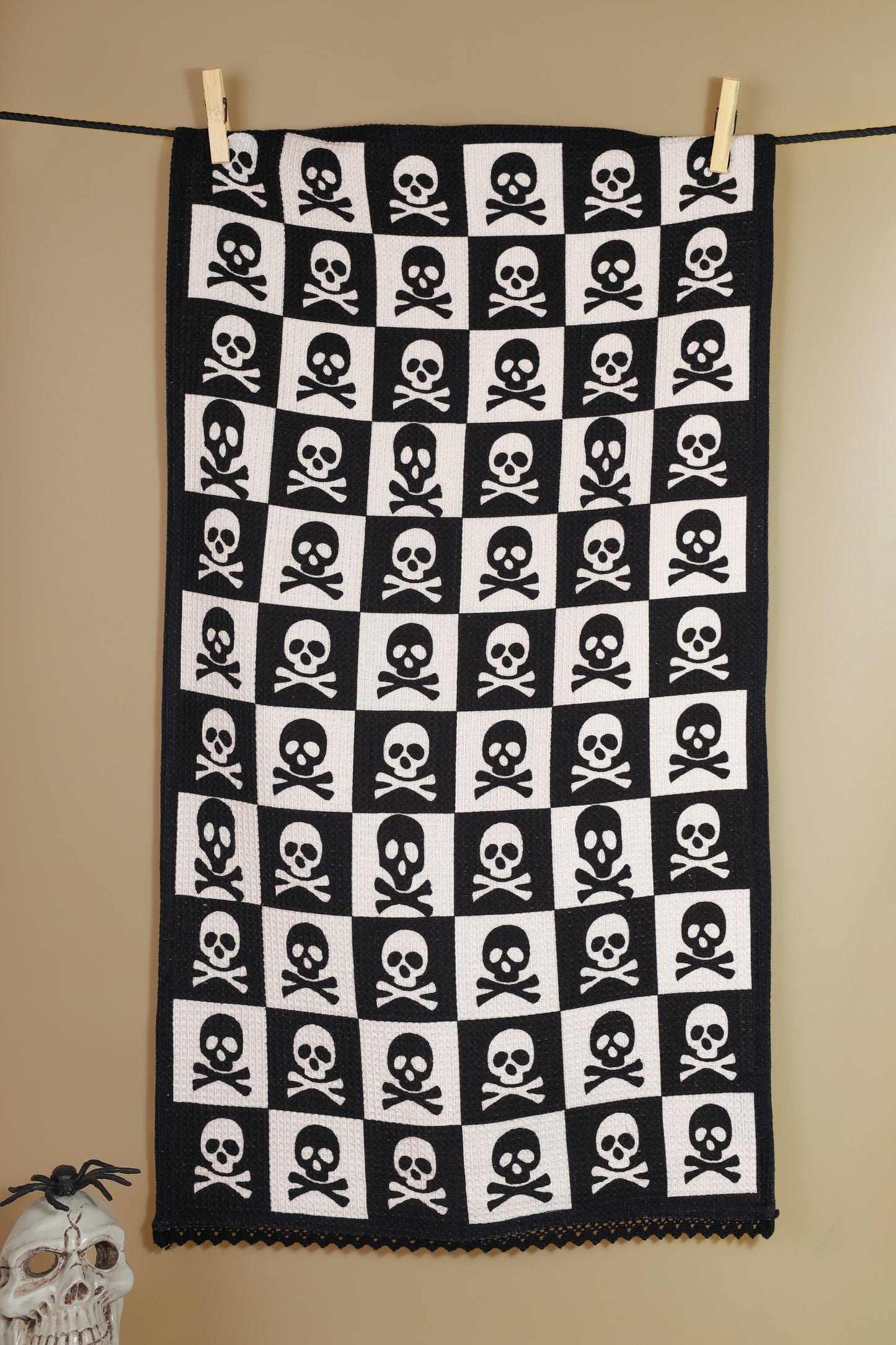 The "Elegantly Eerie" Artisan Kitchen Tea Towel Set of 3