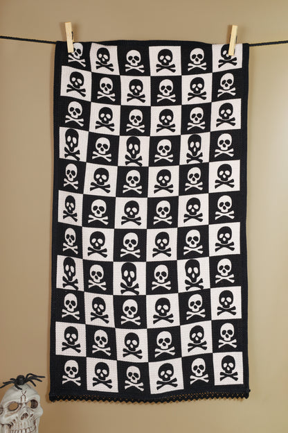 The "Elegantly Eerie" Artisan Kitchen Tea Towel Set of 3