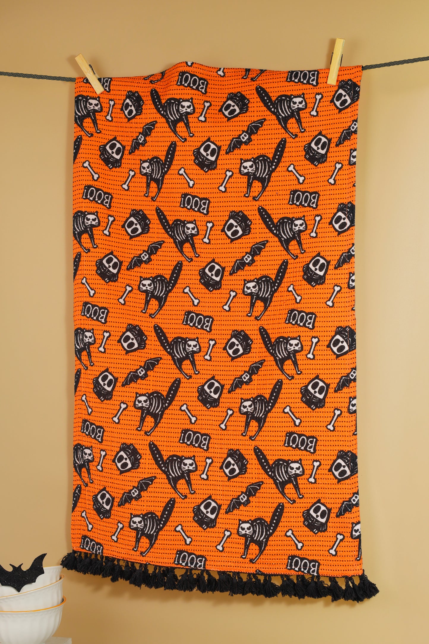 The "Spooky Sweet Treats" Artisan Kitchen Tea Towel Set of 3