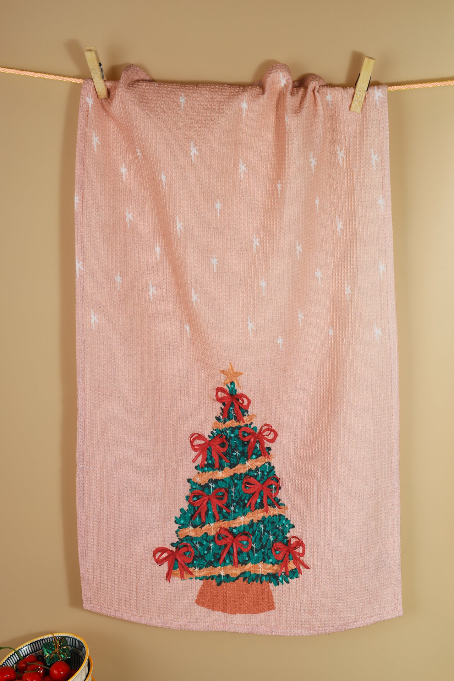 The "Nutcracker Suite" Artisan Kitchen Tea Towel Set of 3