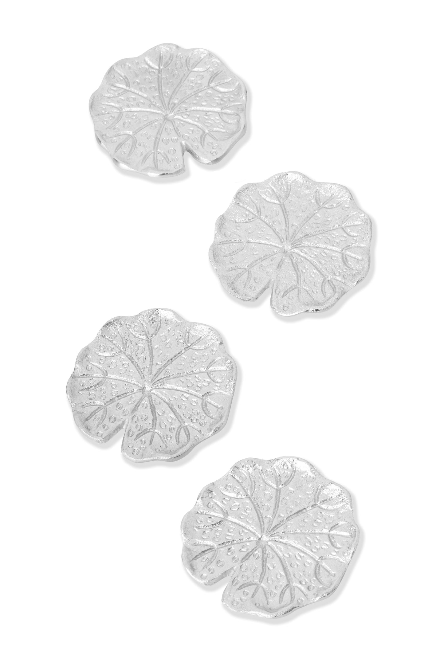 Victoria Argentum Lily Pad Coasters | Set of 4