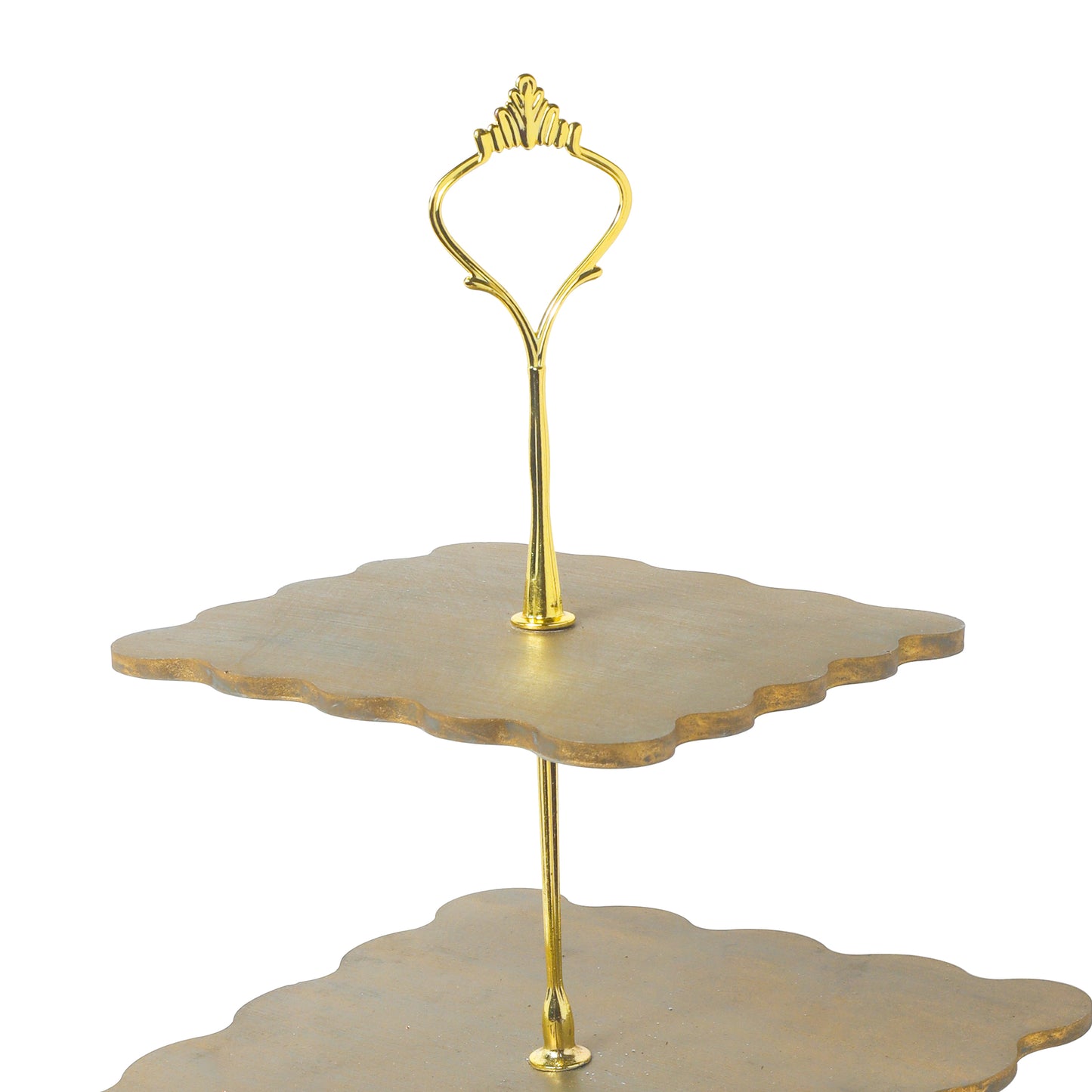 Tiramisu Three-Tier Resin Dessert Stand