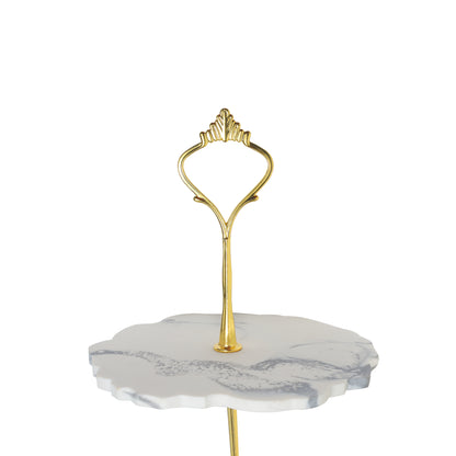 Tiramisu Three-Tier Resin Dessert Stand