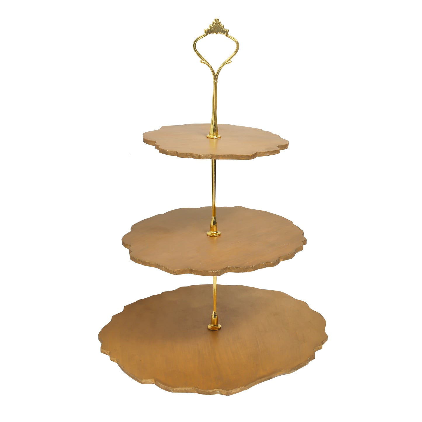Tiramisu Three-Tier Resin Dessert Stand