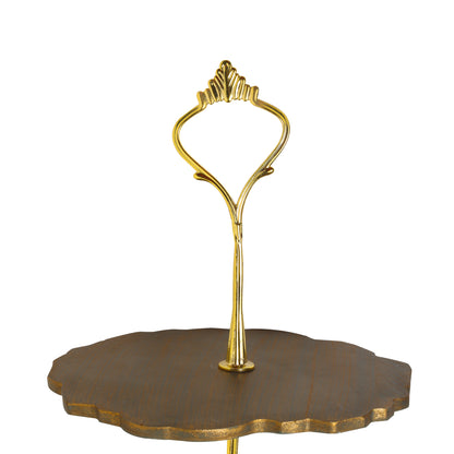 Tiramisu Three-Tier Resin Dessert Stand