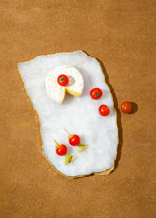 White Quartz Elegance Platter