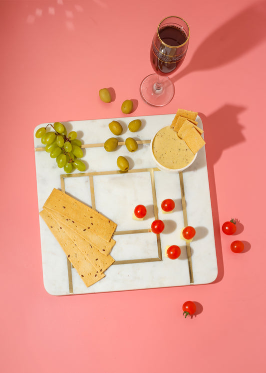 Noble Lineage Marble Platter