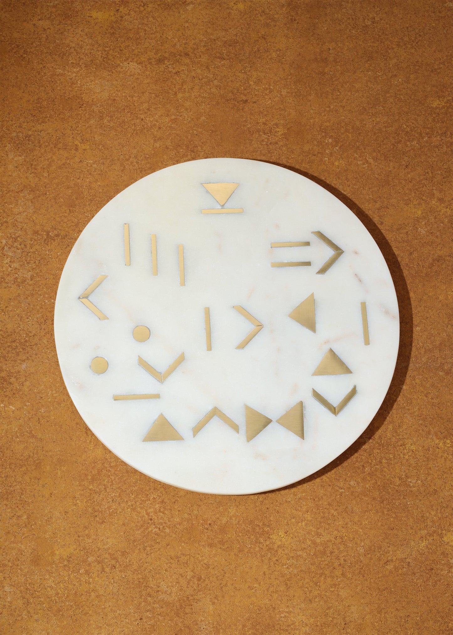 Aristocrat Geometric Marble Platter