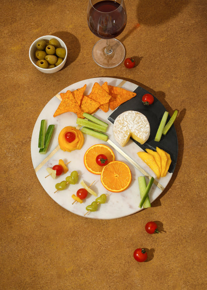 The Classic Monochrome Marble Platter