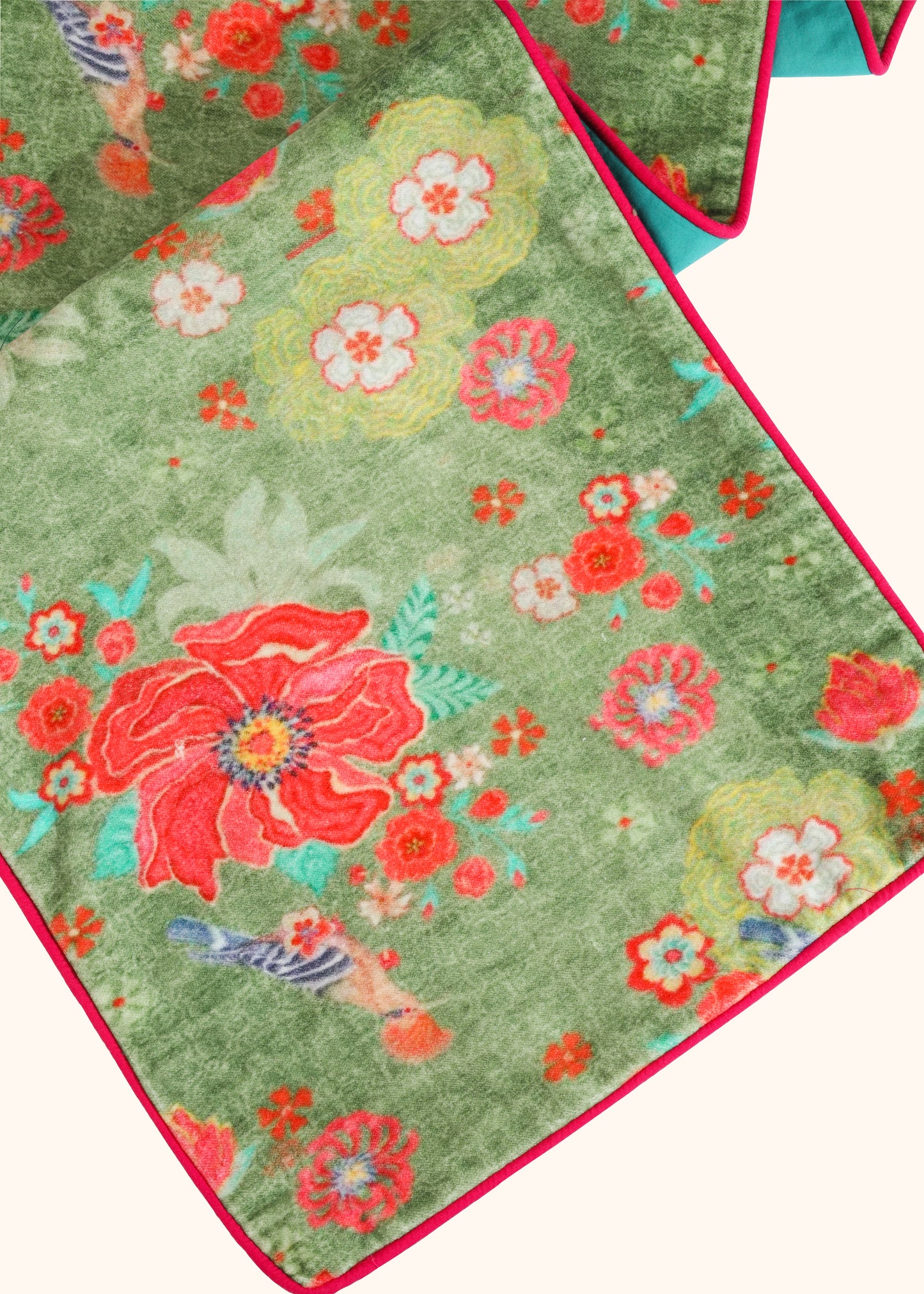 Emerald Enclave Velvet Tapestry