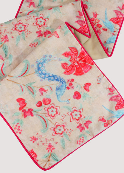 Celestial Rosewood Velvet Runner