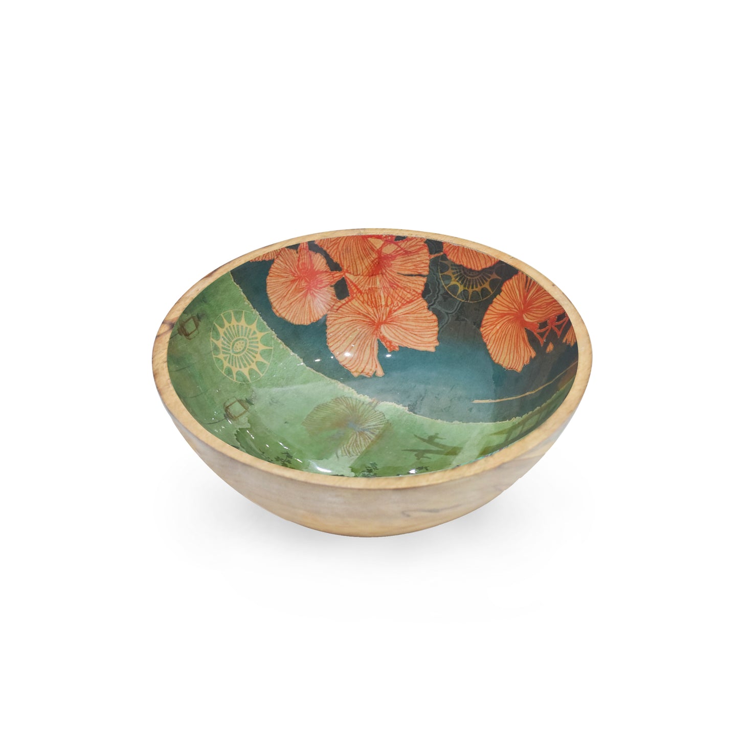 Spring Bloom Salad Bowl with Salad Servers