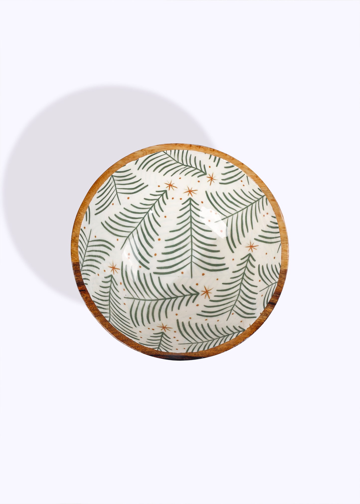 Winter Evergreen Salad Bowl Set