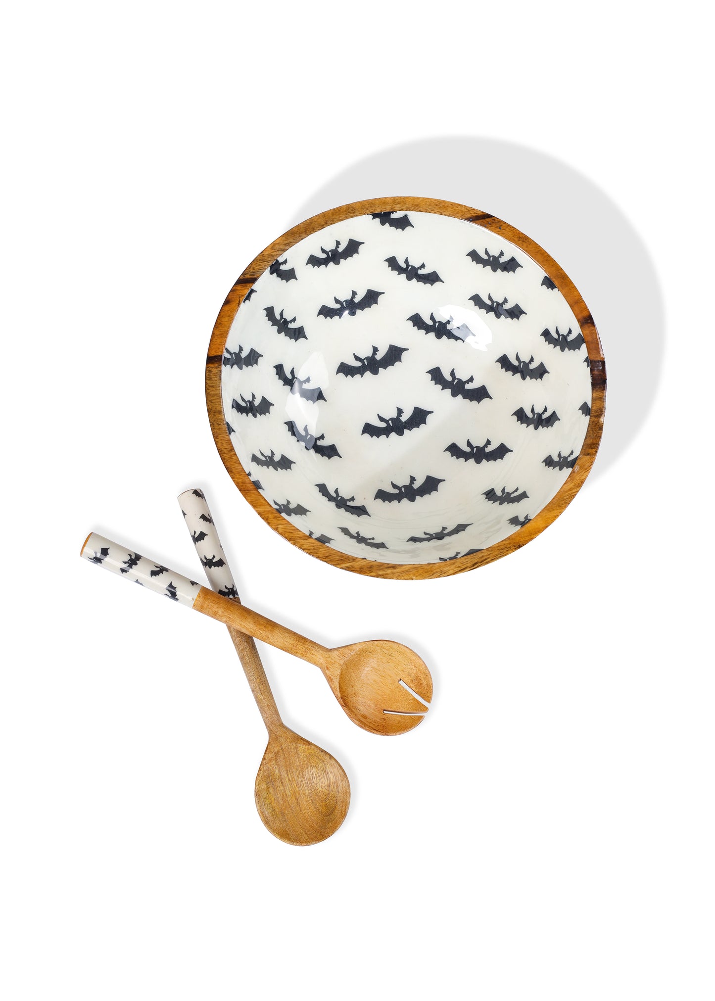 Midnight Flight Bat Salad Bowl Set