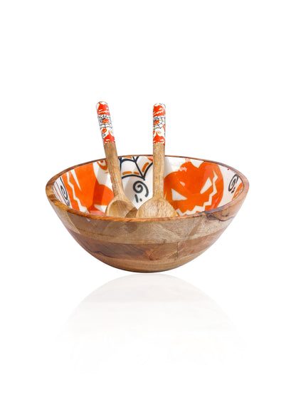 Pumpkin Patch Delight Salad Bowl Set