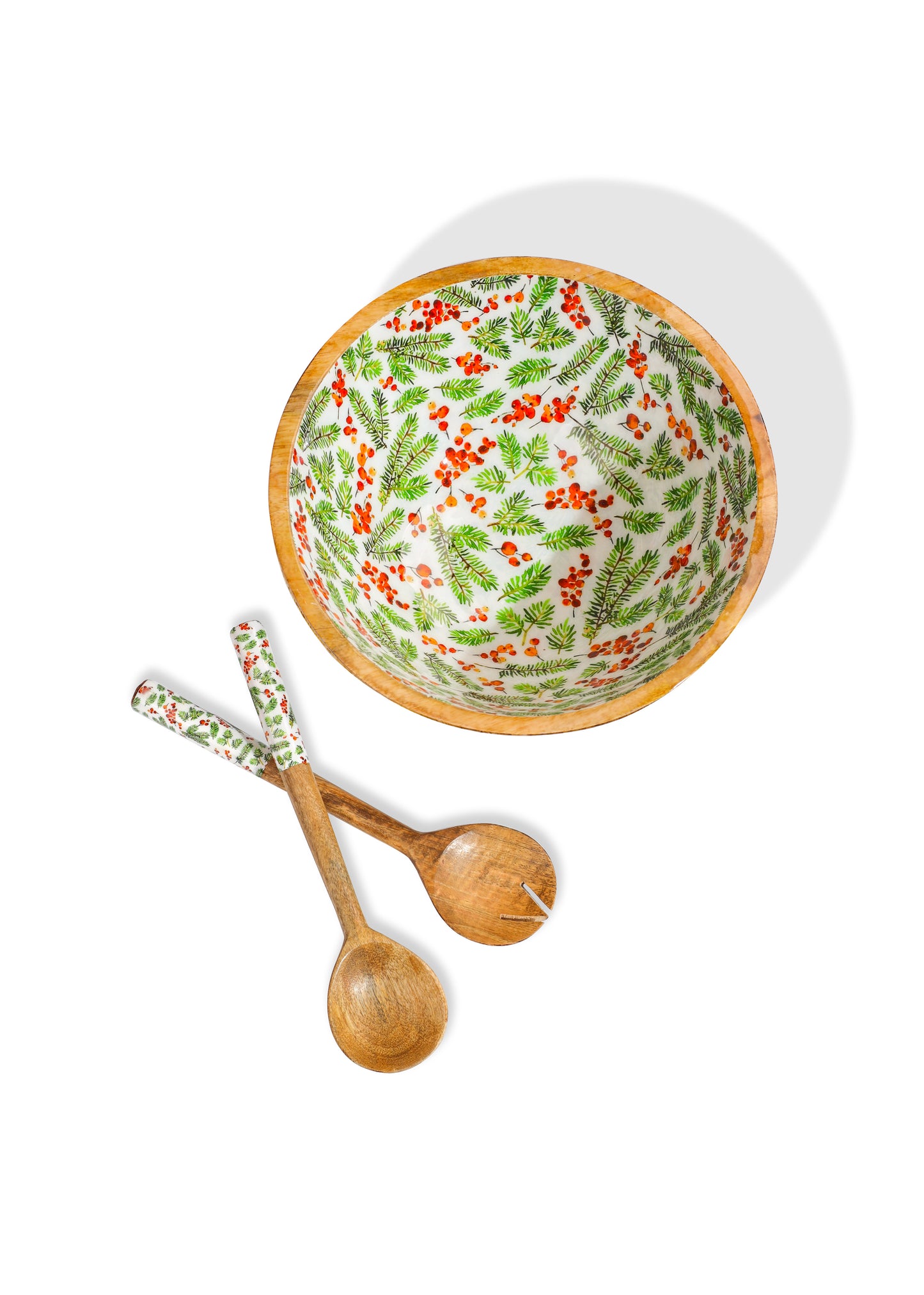 Holly Jolly Salad Bowl Set