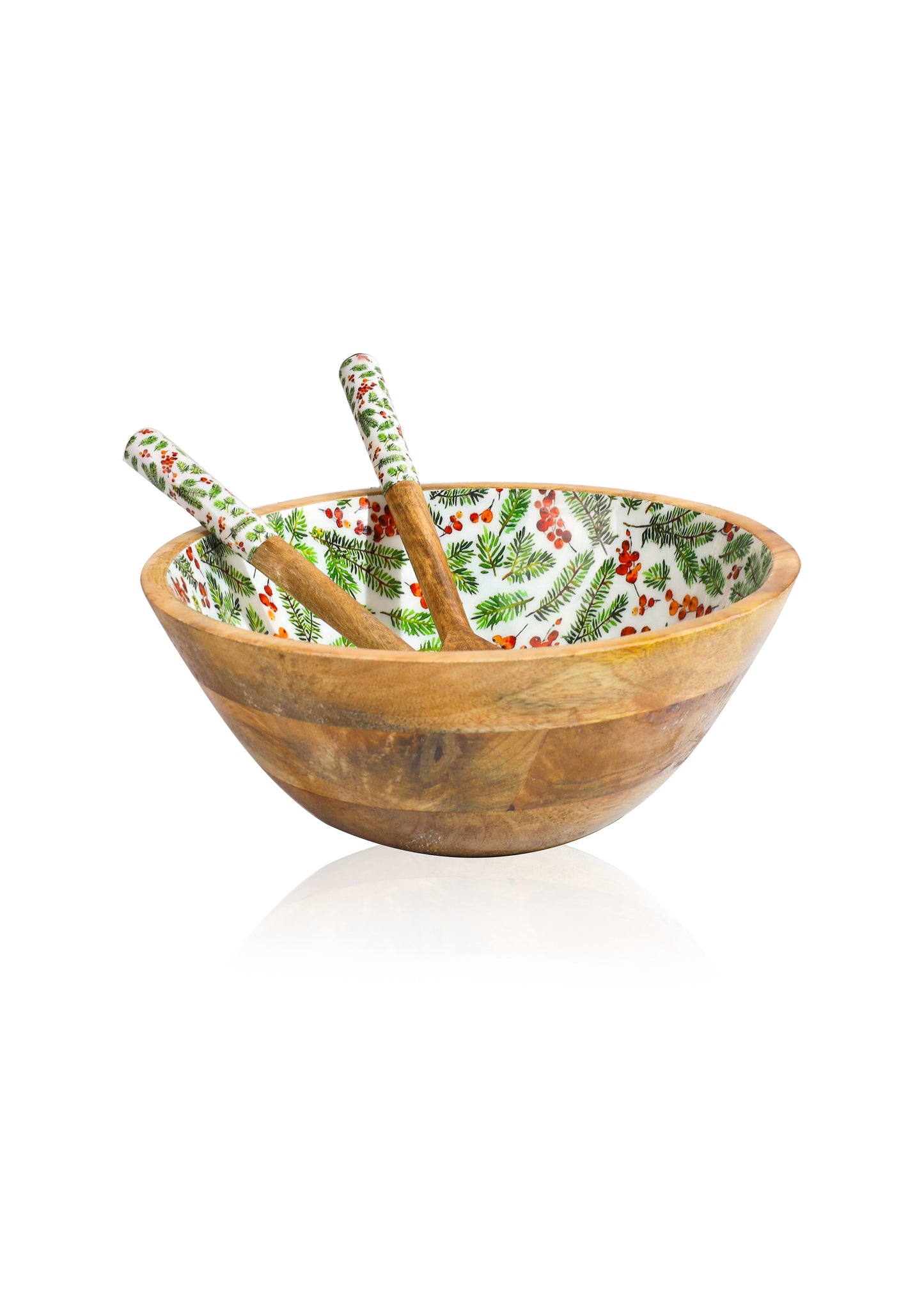 Holly Jolly Salad Bowl Set