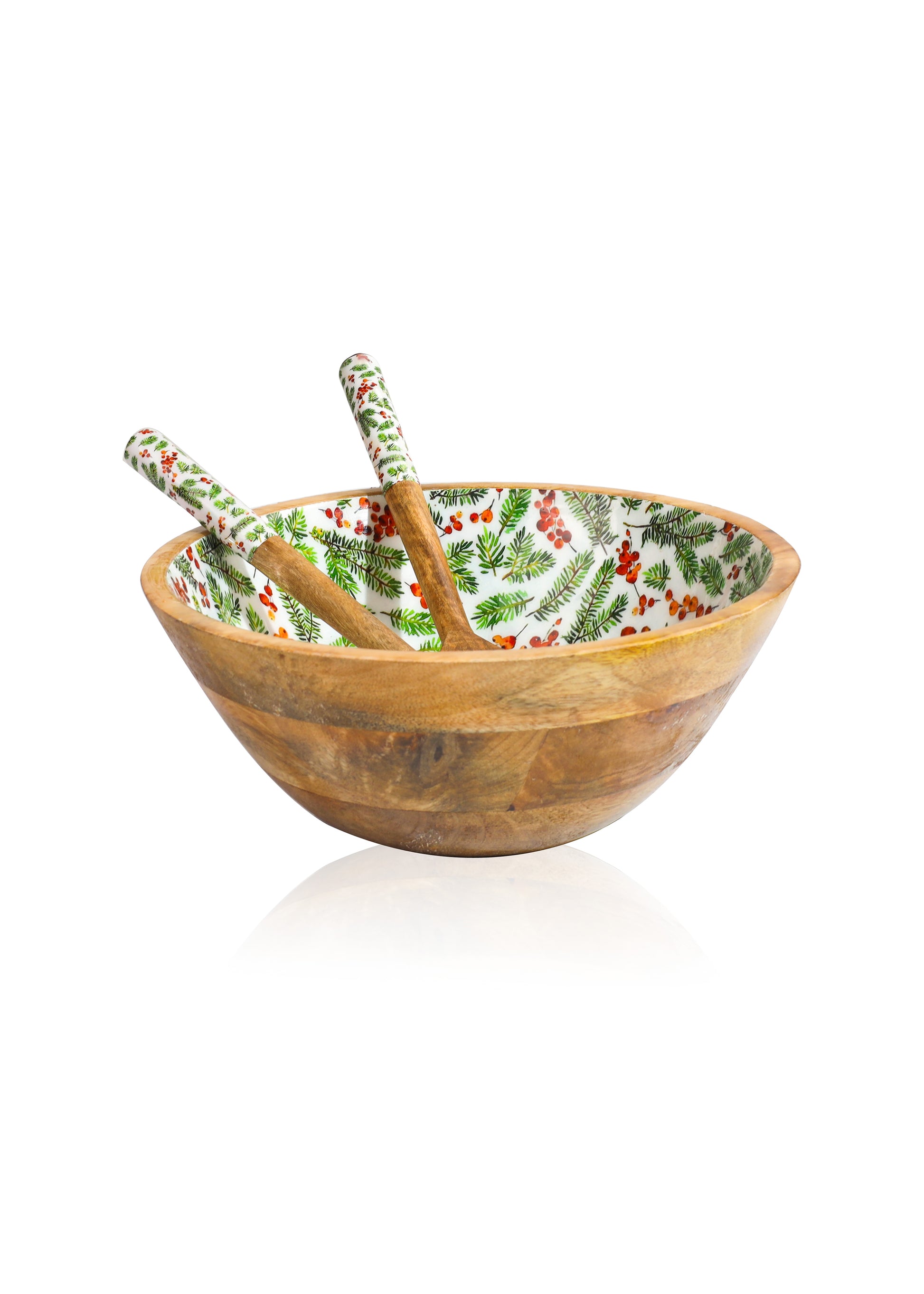 Holly Jolly Salad Bowl Set