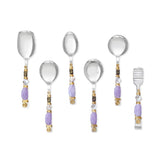 Lilac Serving Spoons (Set Of 6)