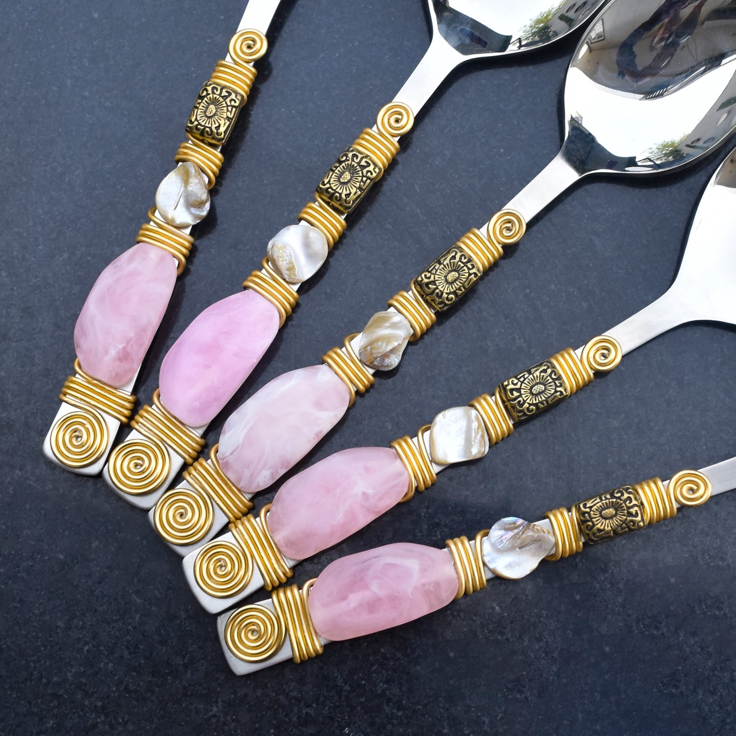 Blushed Serving Spoons (Set Of 6)