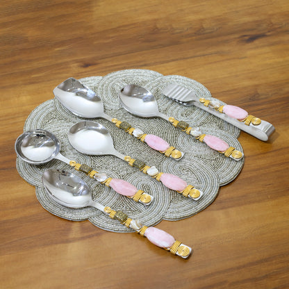 Blushed Serving Spoons (Set Of 6)