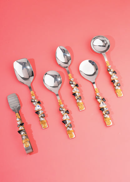 Midnight Sparkle Artisan Hostess Set