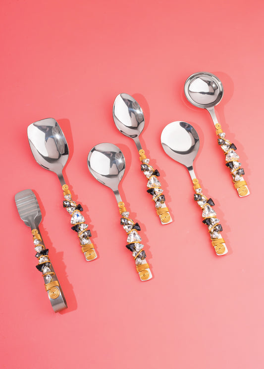 Midnight Sparkle Artisan Hostess Set